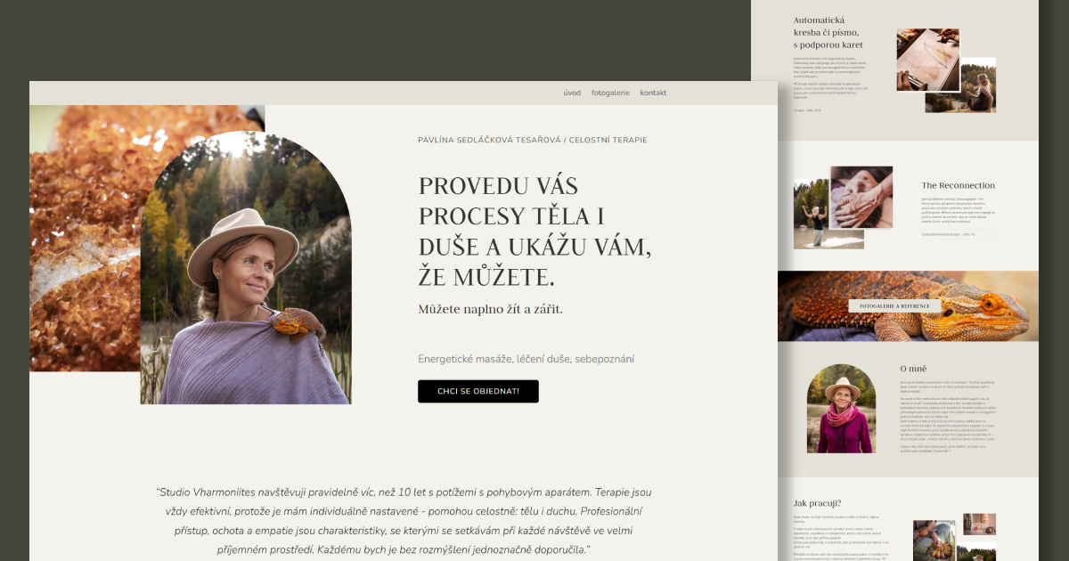 Web pro celostní terapii