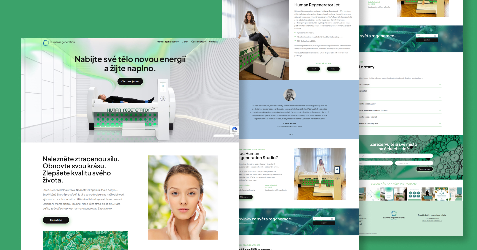 Web pro zdravotnickou kliniku