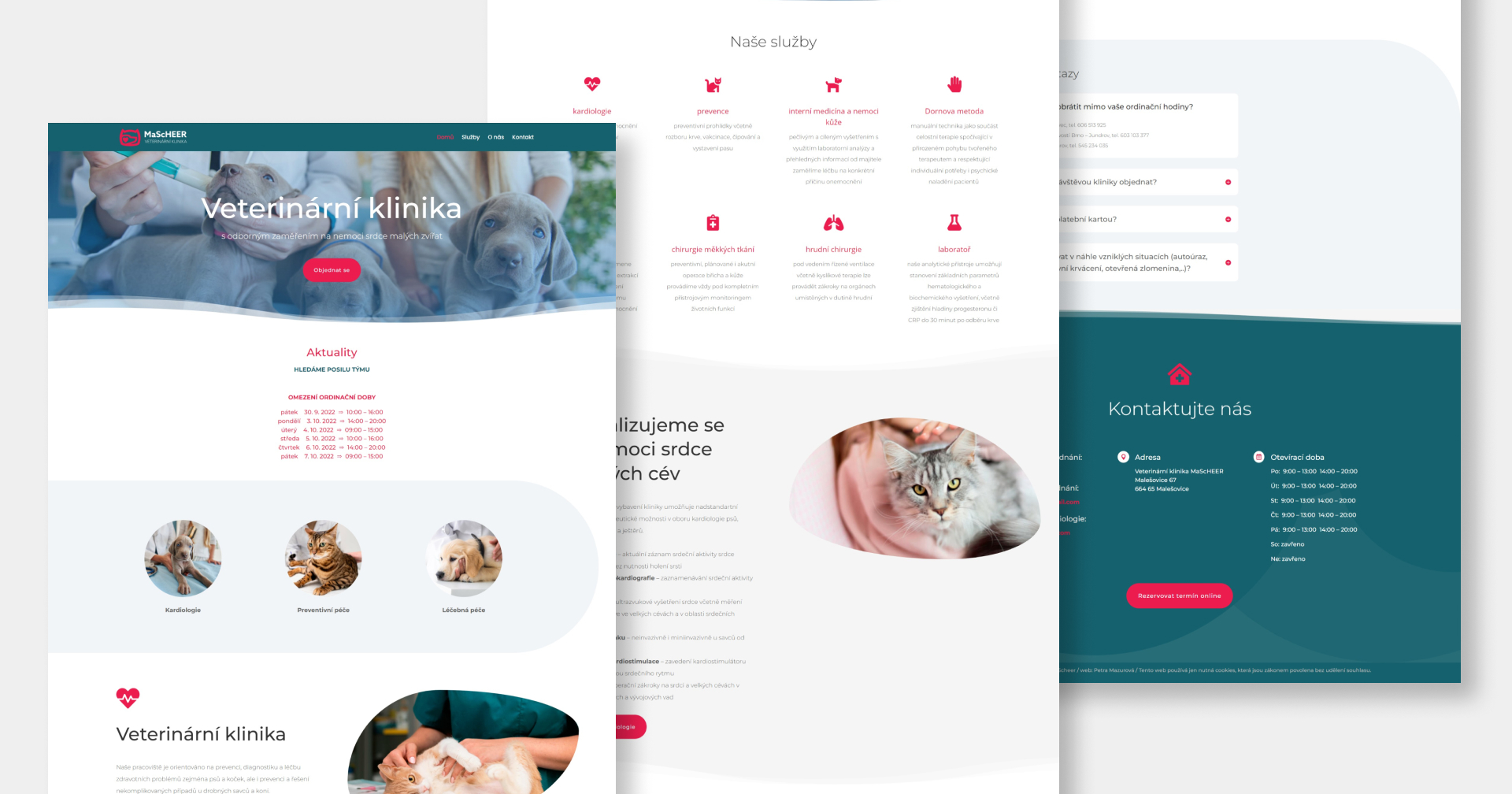 Web pro veterináře